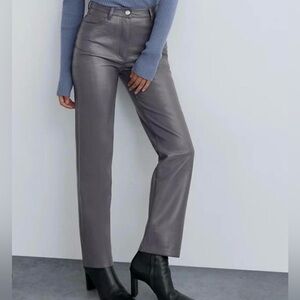 nwt aritzia leather pants